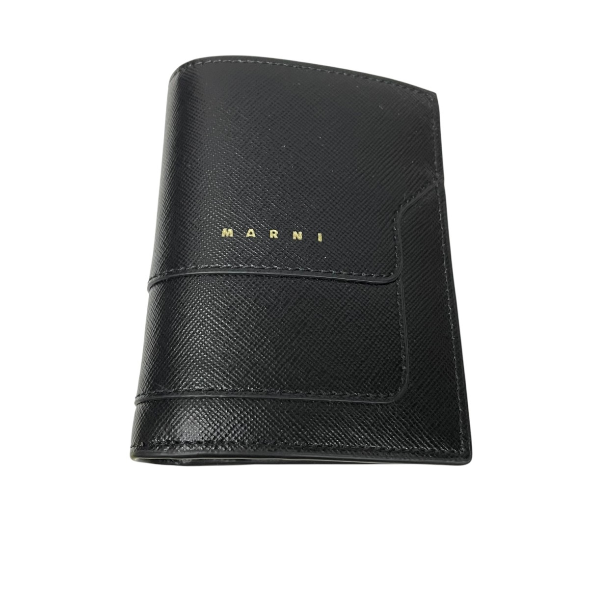 【中古】 MARNI　 二つ折り財布 PFMOQ14U07 ブラック 【171025】（マルニ）