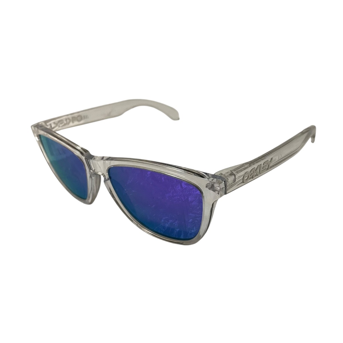 【中古】OAKLEY FROGSKINS 黒眼鏡 24-305 読みやすい 【181025】（オーク材ロバート・エドワード・リー）