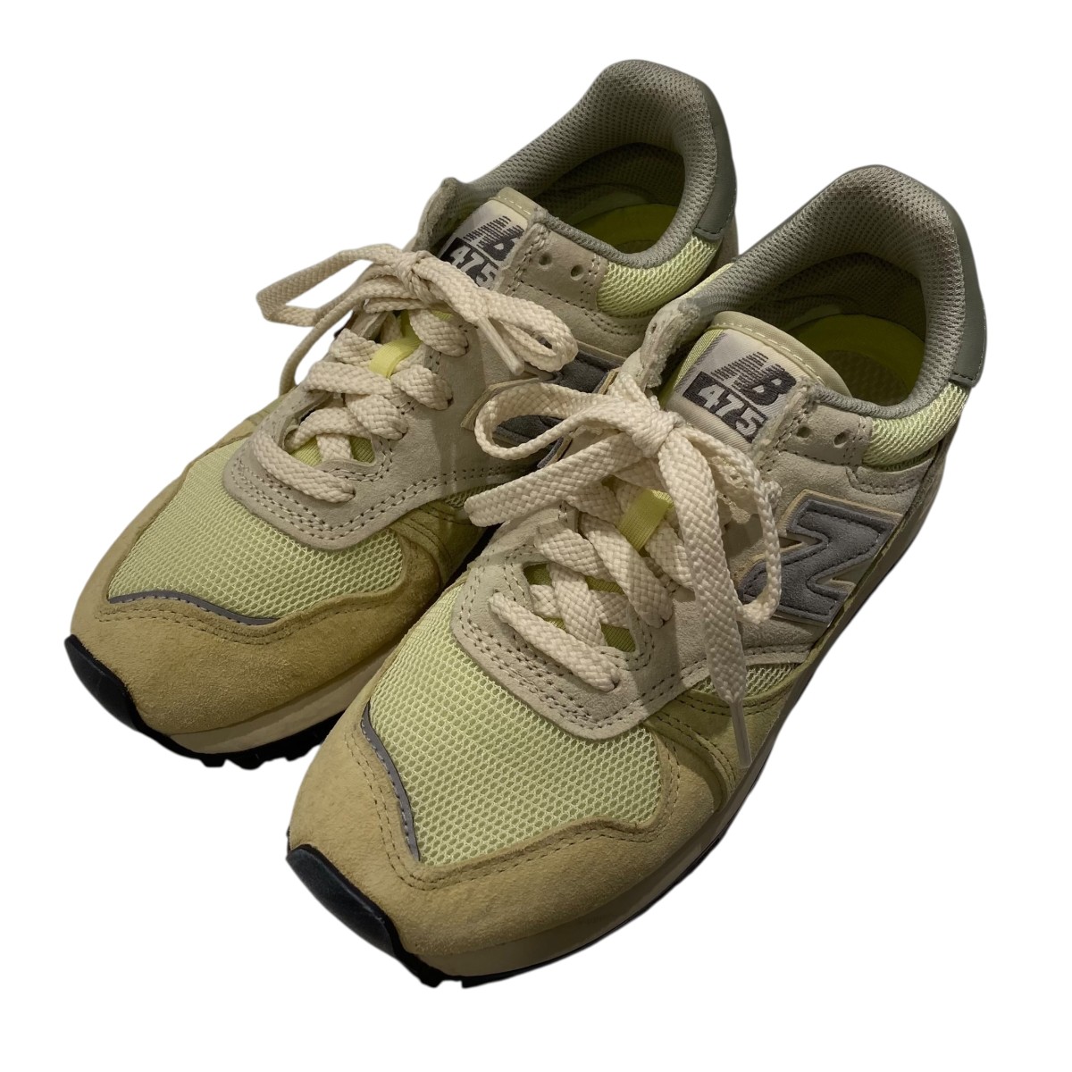 【中古】 NEW BALANCE×AURALEE U475AR スニーカー イエロー サイズ：22.5cm 【価格見直し】