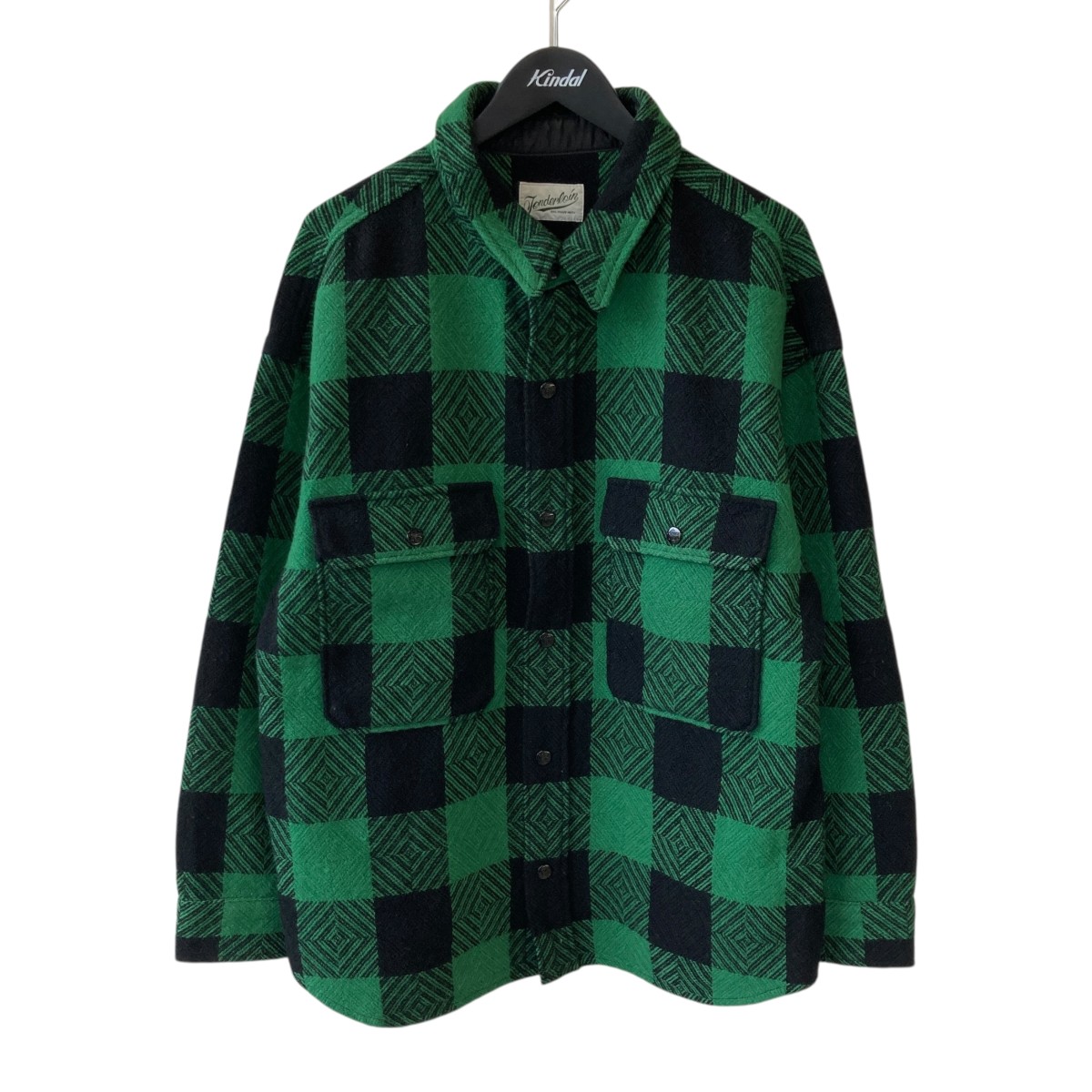 超希少品！TENDERLOIN バッファローウールシャツGREEN Size【M】 TENDERLOIN テンダーロイン T-BUFFALO JKT