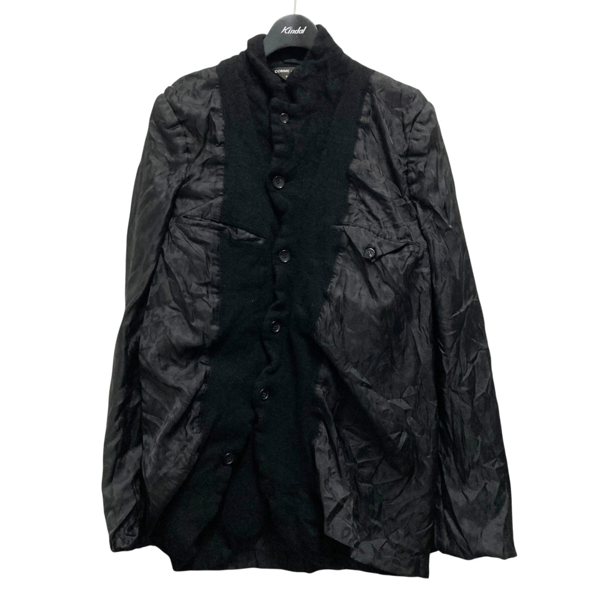 【中古】 COMME des GARCONS HOMME PLUS 切替ジャケット PH J035 ブラック サイズ：XS 【価格見直し】