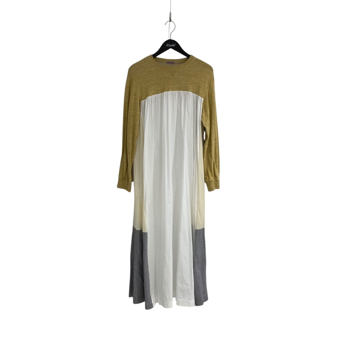 【中古】 SueUNDERCOVER ワンピース SUY1702 ホワイト×イエロー サイズ：1 【価格見直し】