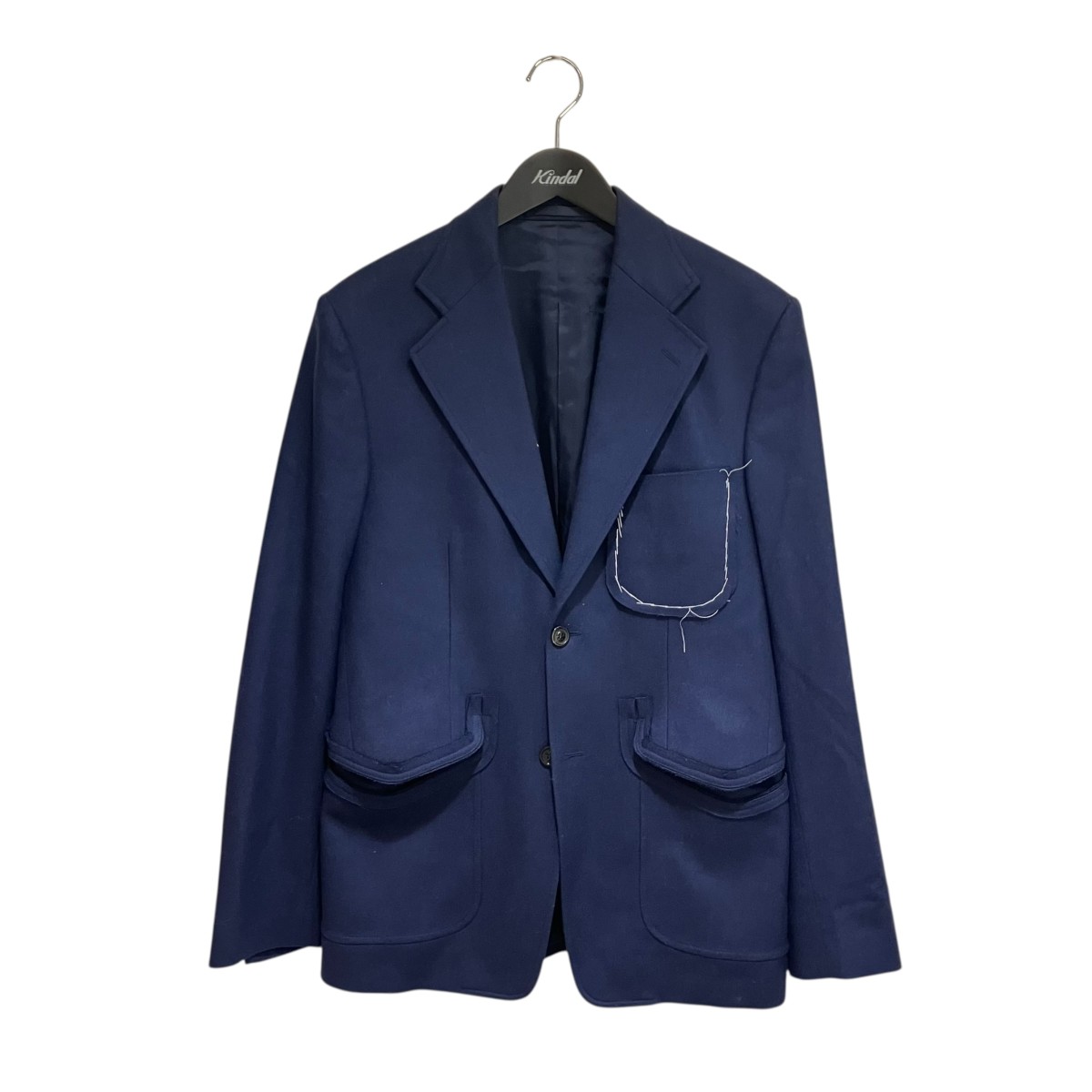 楽天市場】メゾンマルジェラ ノーカラージャケット/S50BN0318/44