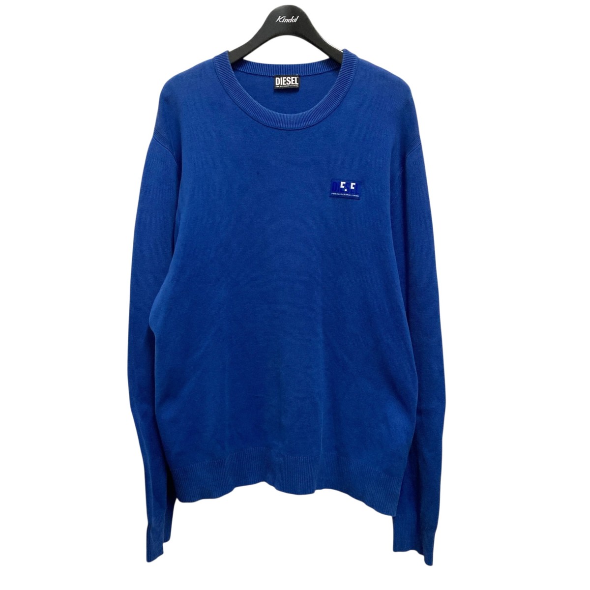 【中古】 DIESEL　 ワンポイントスウェット A02849 ブルー サイズ：XL 【211025】（ディーゼル）