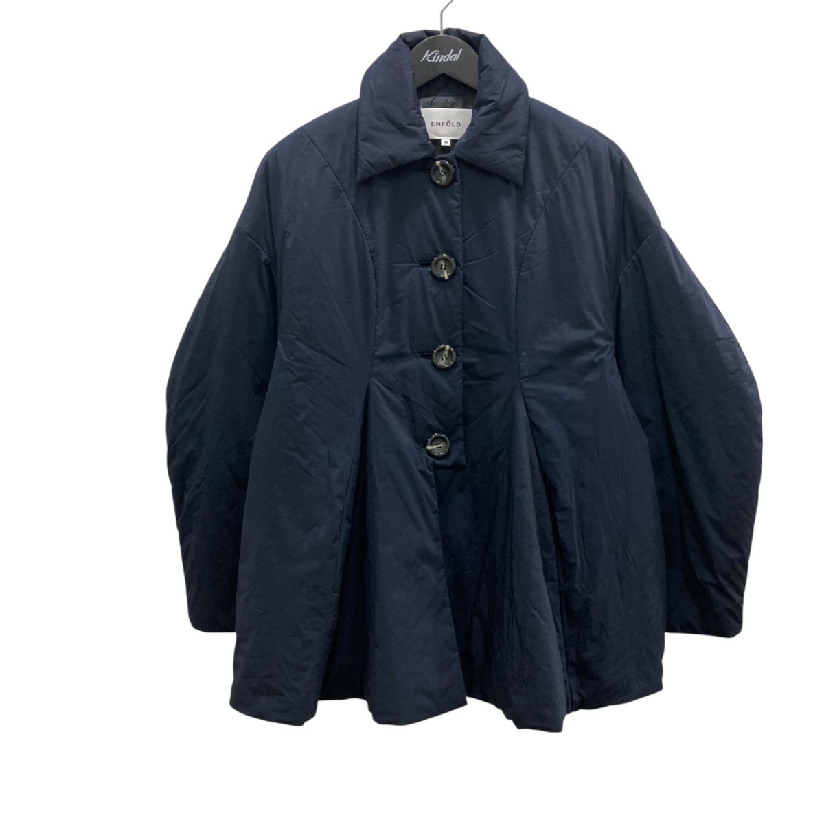 ENFOLD エンフォルド　アウター ジャケット ネイビー ENFOLD - ENFÖLD ENFOLD エンフォルド コート ジャケット