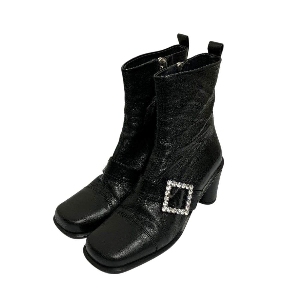 【中古】Marc by Marc Jacobs ブーツ ブラック サイズ：37 1/2 【221025】（マークバイマークジェイコブス）