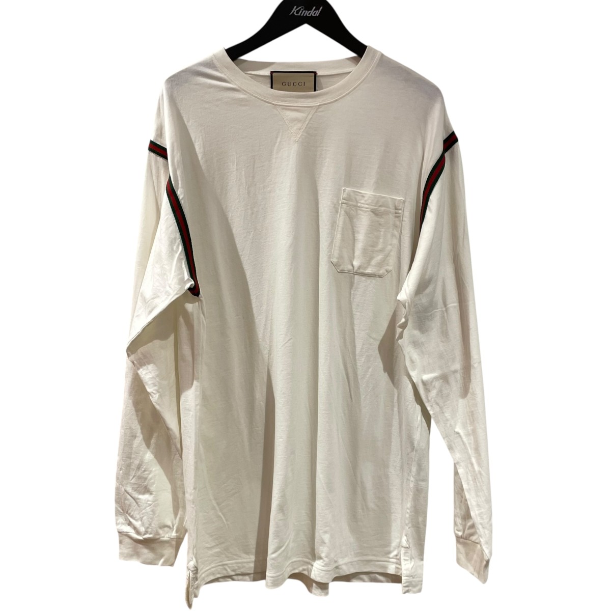 【中古】 GUCCI ロングスリーブTシャツ 768441 ホワイト サイズ：XL 【価格見直し】