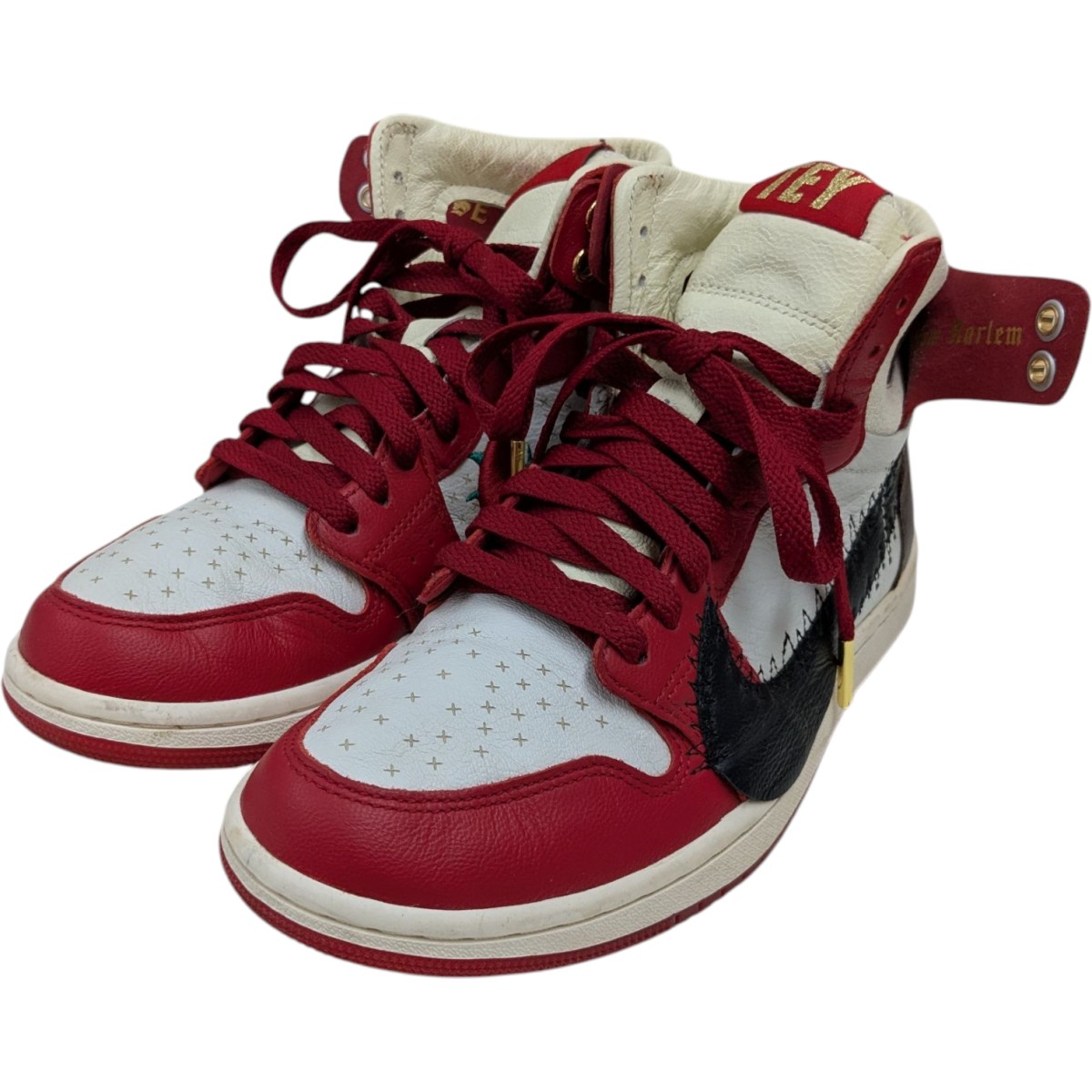 【中古】<br>NIKE<br>AIR JORDAN 1 ZOOM CMFT 2 ハイカットスニーカー FJ0604-601 ジムレッド×ブラック×サミットホワイト サイズ：23.5cm<br>【価格見直し】