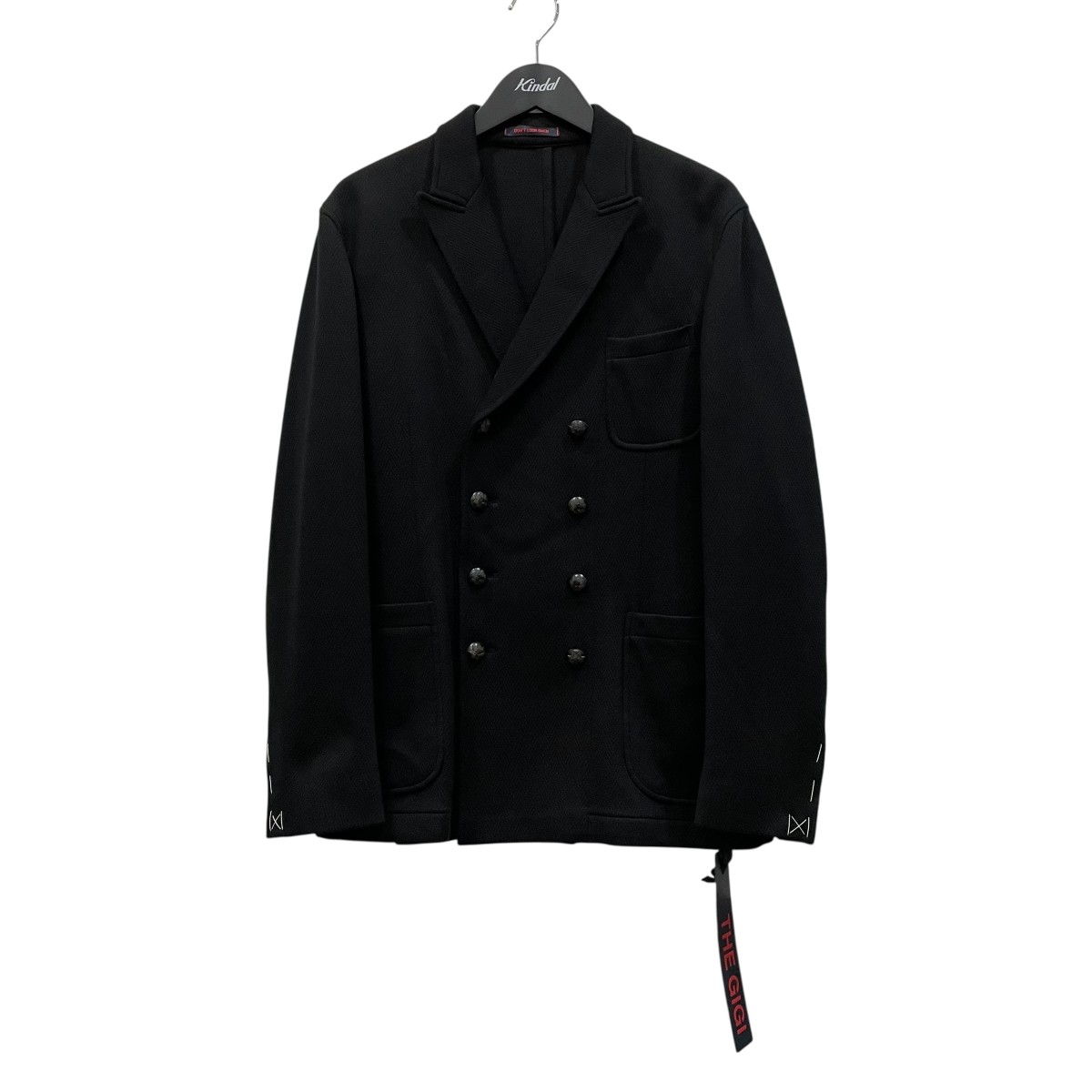 【中古】 THE GIGI ダブルジャケット ZIGGY L007 ブラック サイズ：50 【価格見直し】