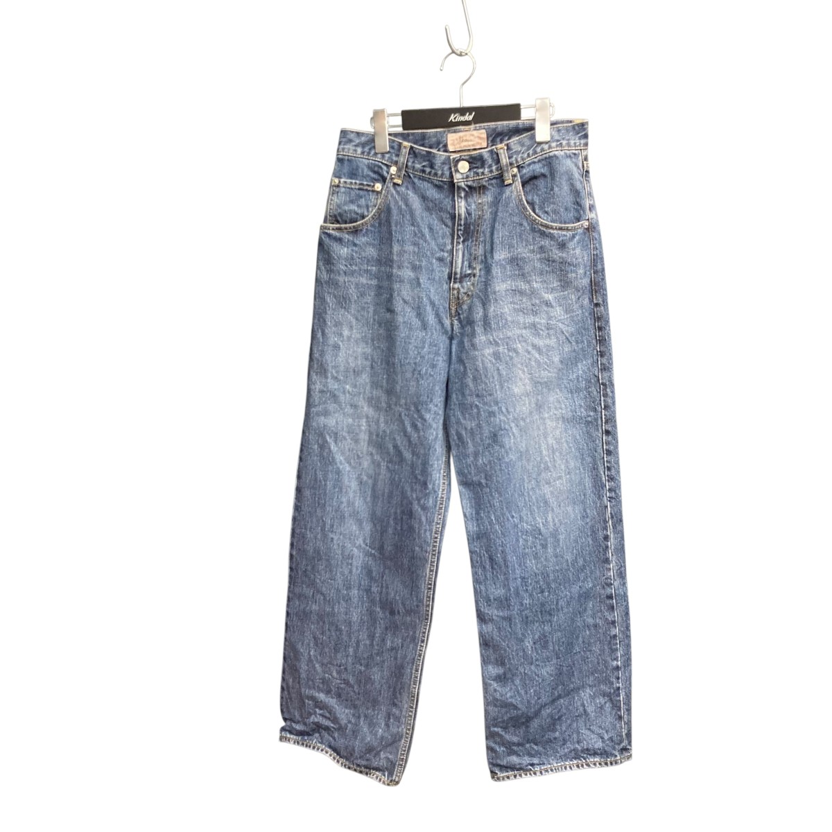 【中古】\u003cBR\u003eFOLL\u003cBR\u003enatural dye wardrobe jeans ジーンズズボン下 25-030-684-0011-3-0 インディゴ 大きさ：1\u003cBR\u003e【通貨価値思いなおす】