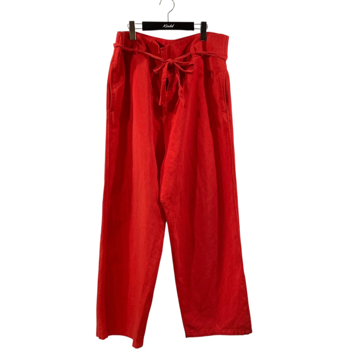【中古】 KAPTAIN SUNSHINE 23SS Traveller Easy Pants イージーパンツ KS23SPT09 レッド サイズ：32 【価格見直し】