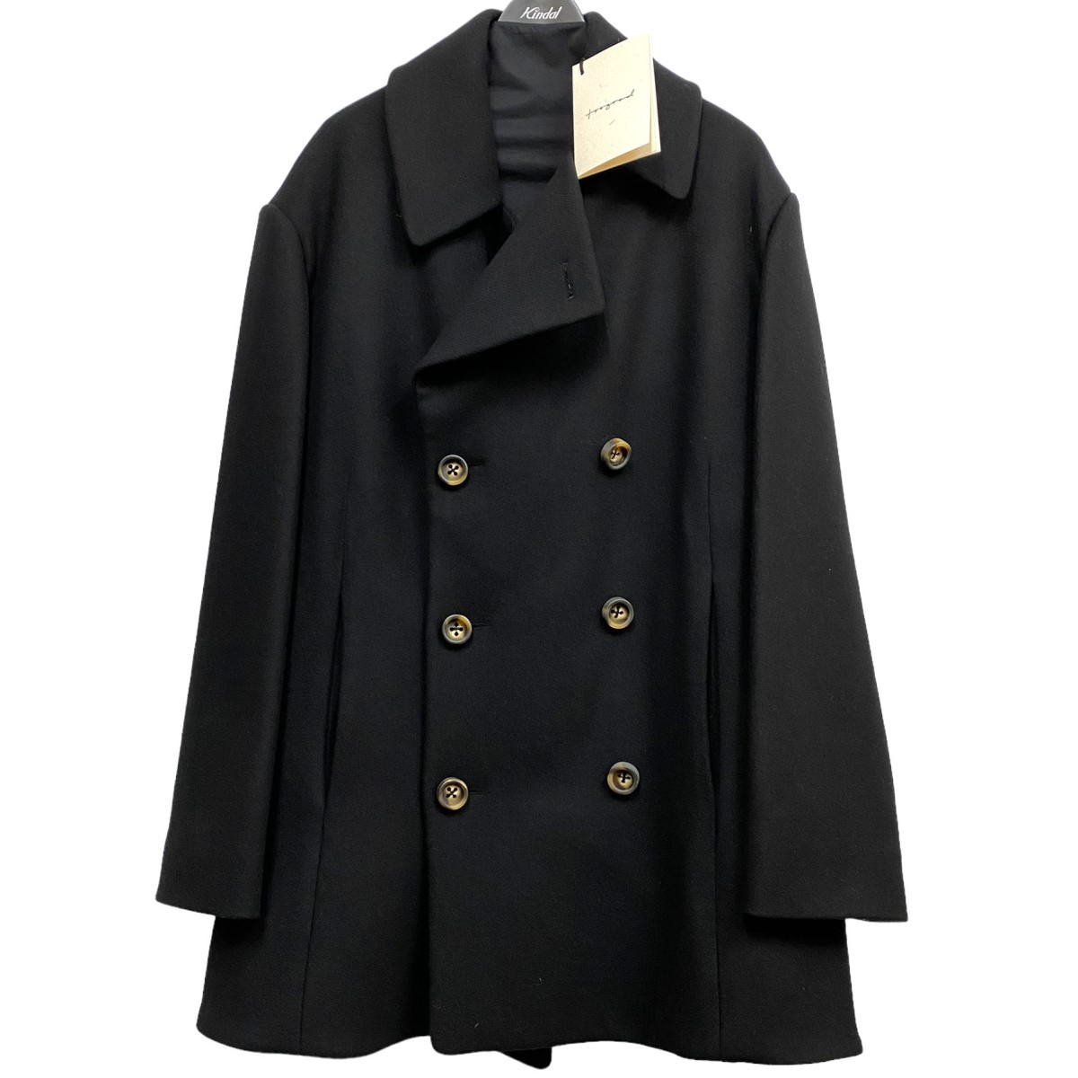 【中古】 toogood　 21AW THE OFFICER COATミリタリーアメリカ軍オーバーサイズオフィサーコート ブラック サイズ：5 【241025】（トゥーグッド）