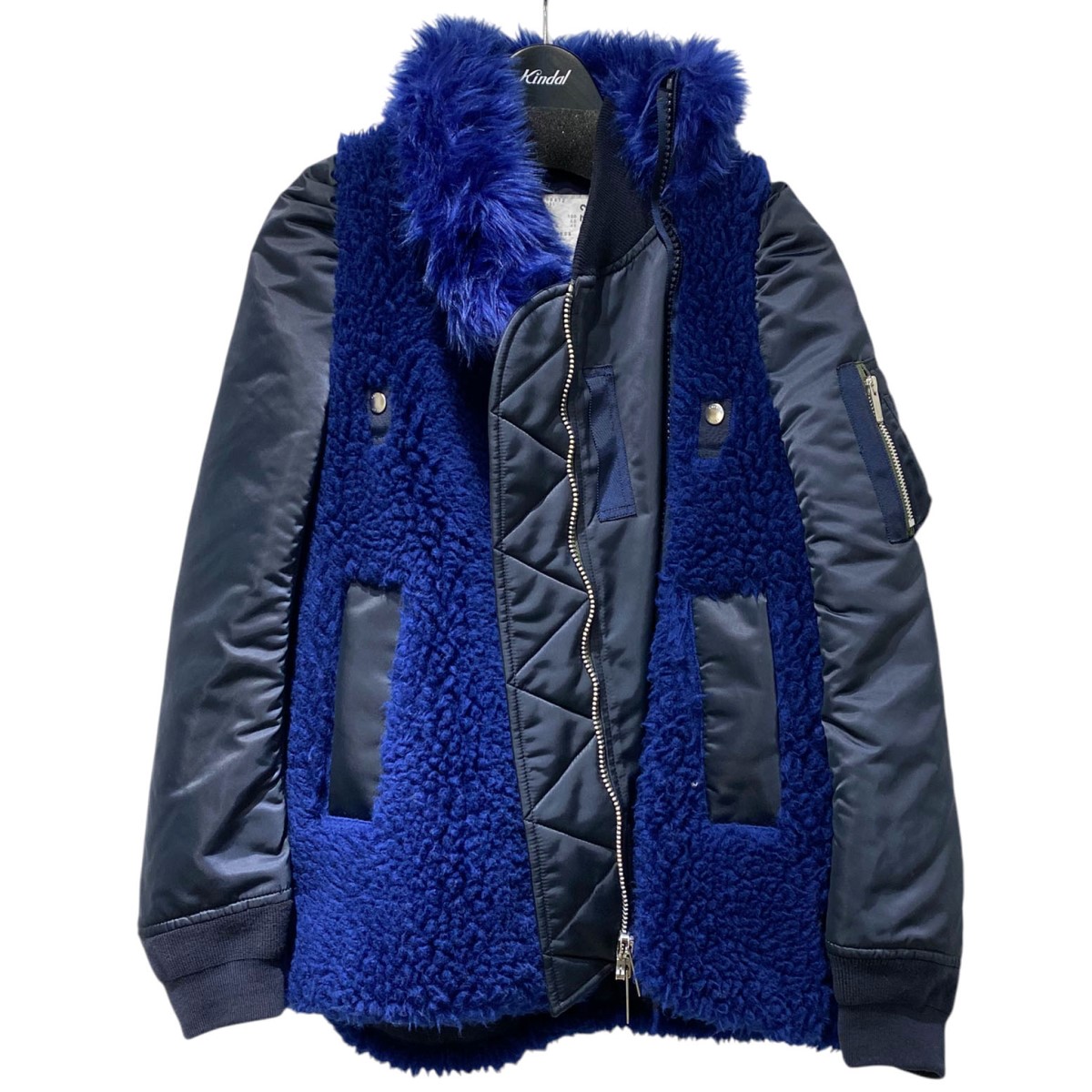 ジャケット・アウター sacai knit blouson MA-1 docking ジャケット