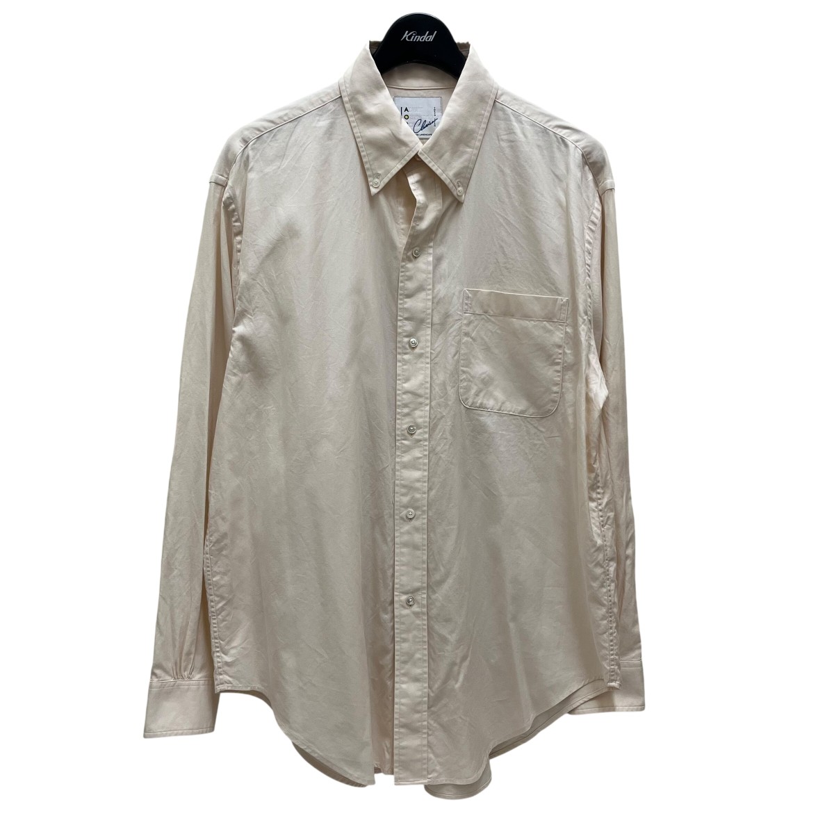 【中古】ADULT ORIENTED ROBES ボタンダウンシャツ 11-22410454 ベージュ 大きさ：3 【070526】（成年者 オリエンテッド 置き目ブス）