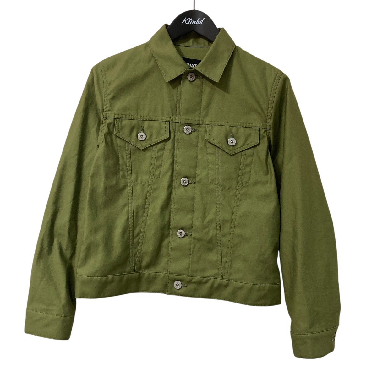【中古】 JUNYA WATANABE CDG 25SS コットンツイルジャケット JO J022 オリーブ サイズ：S 【価格見直し】