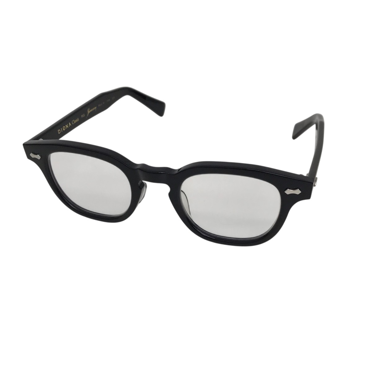 【中古】 digna classic 眼鏡 46 24-145 ブラック 【251025】(ディグナ クラシック)