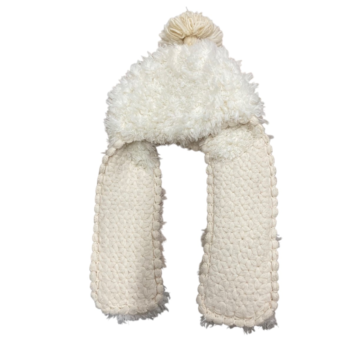 【中古】 TAO COMME des GARCONS 22AW ニットウールキャップ アイボリー 【価格見直し】