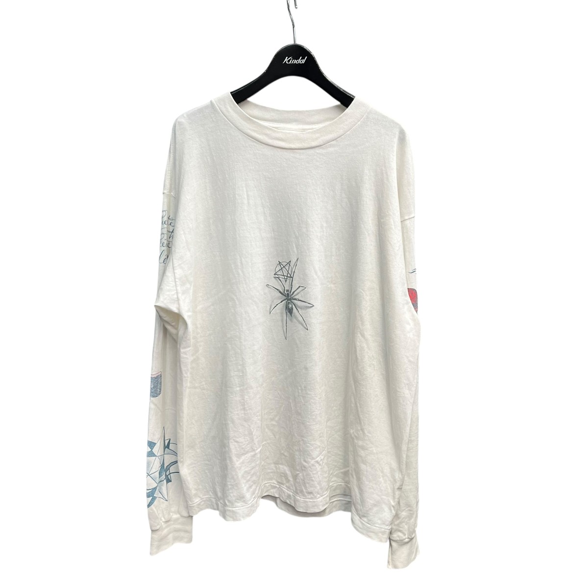 【中古】 SAINT MICHAEL 25AW DW LS TEE TATTOO 長袖Tシャツ SM-HR1-0000-C29 ホワイト サイズ：L 【価格見直し】