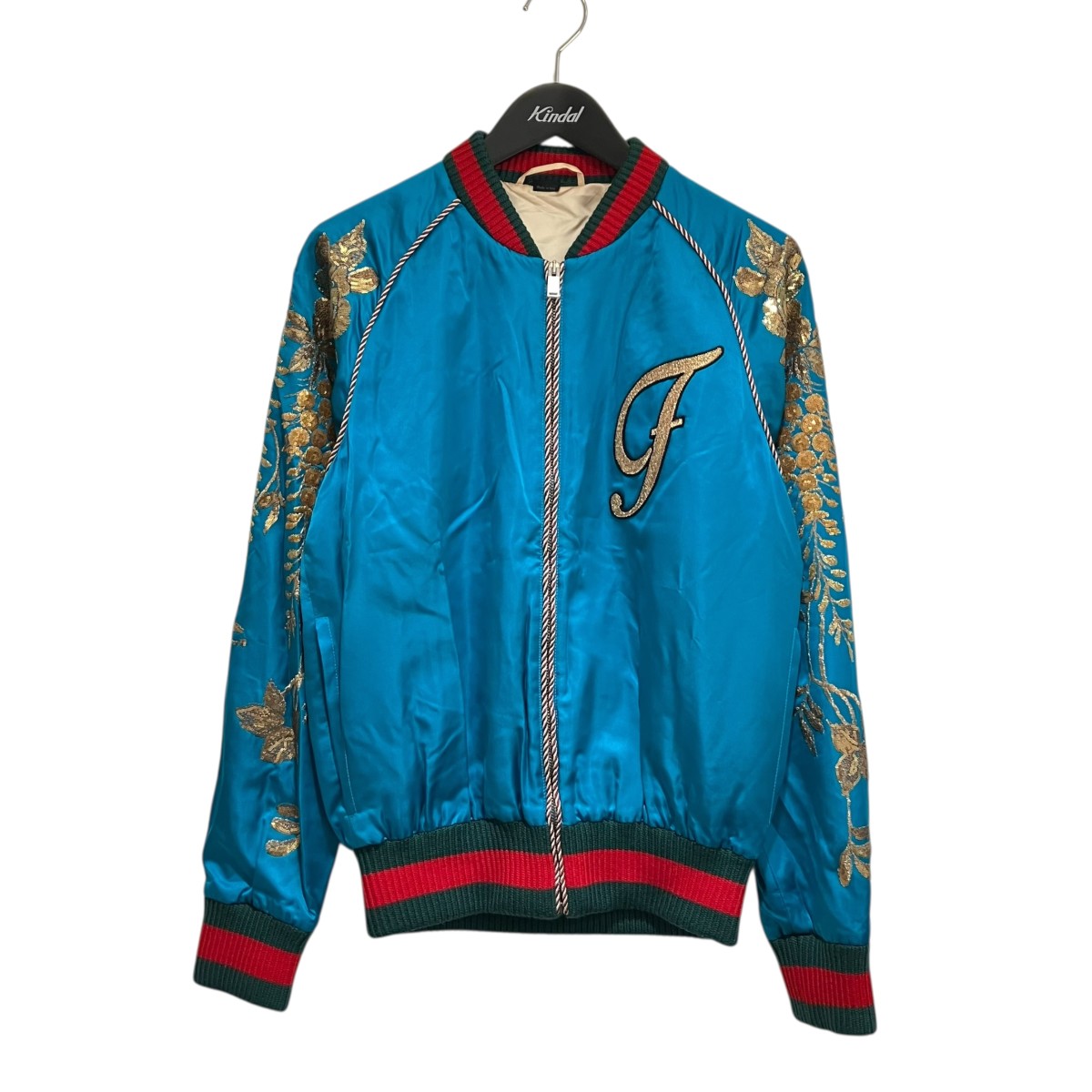 GUCCI スカジャン ゴールド刺繍 楽天市場】【中古】GUCCI2003SS トムフォード期 鳥蝶花刺しゅう