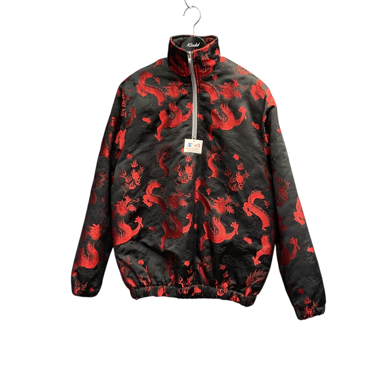 【中古】 XANDER ZHOU 18AW ハーフジップジャケット 74A852601-1010 ブラック×レッド サイズ：48 【価格見直し】 9,979円