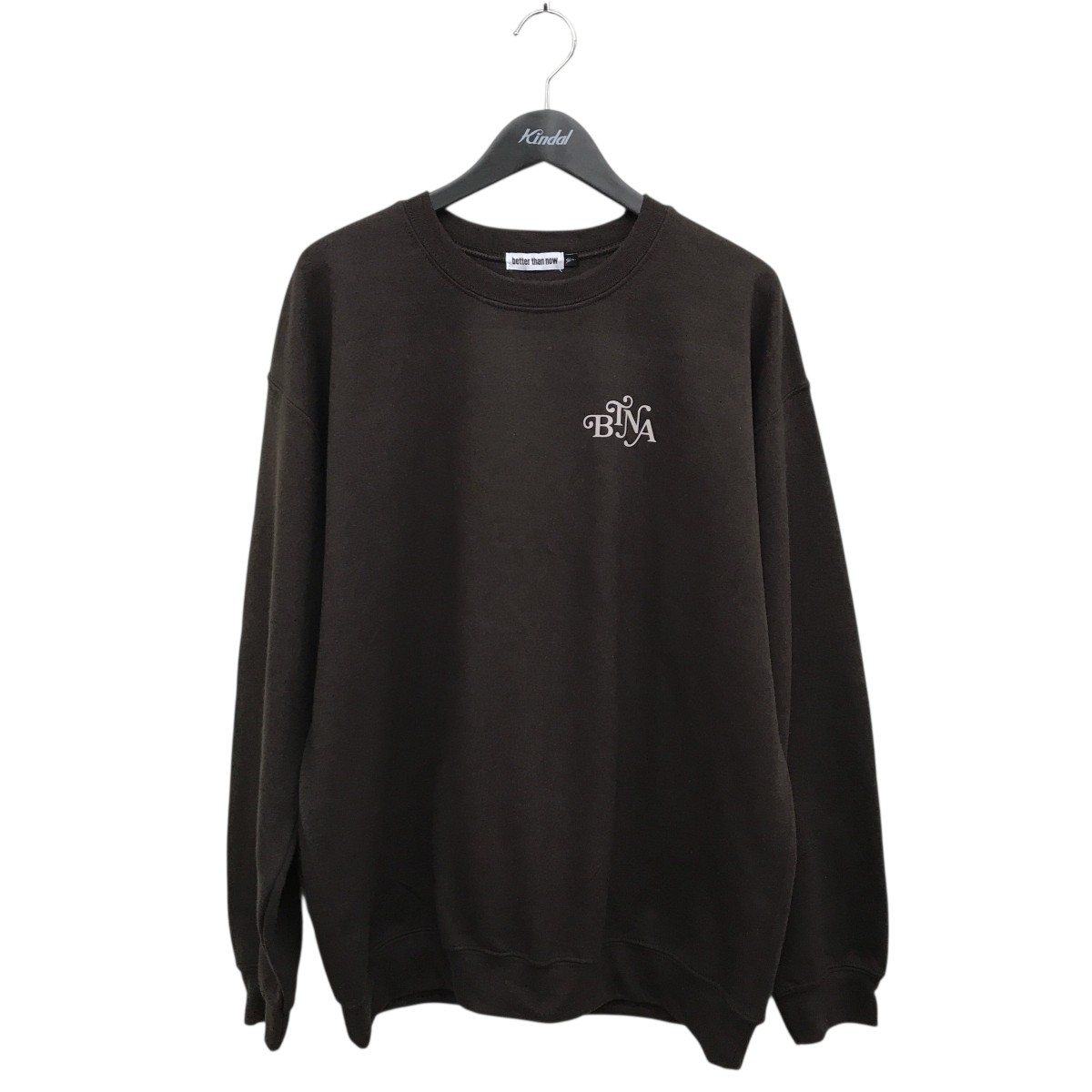 【中古】 better than now　 24AW BTN Sweatshirt トレーナー ブラウン 【281025】（ベター・ザン・ナウ）