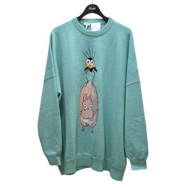 ロエベ ＆スタジオジブリ　 スウェット、 となりのトトロ 　サイズS 正規品 楽天市場】【未使用品】ロエベ【LOEWE】となりのトトロ Tシャツ