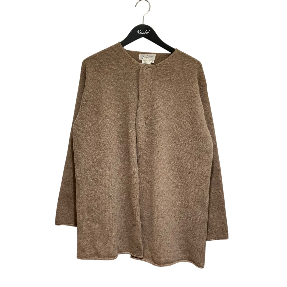 極美品 19AW⭐️ヨウジヤマモトプールオム カシミヤ ロングカーディガン 3 極美品 19AW⭐️ヨウジヤマモトプールオム カシミヤ ロング