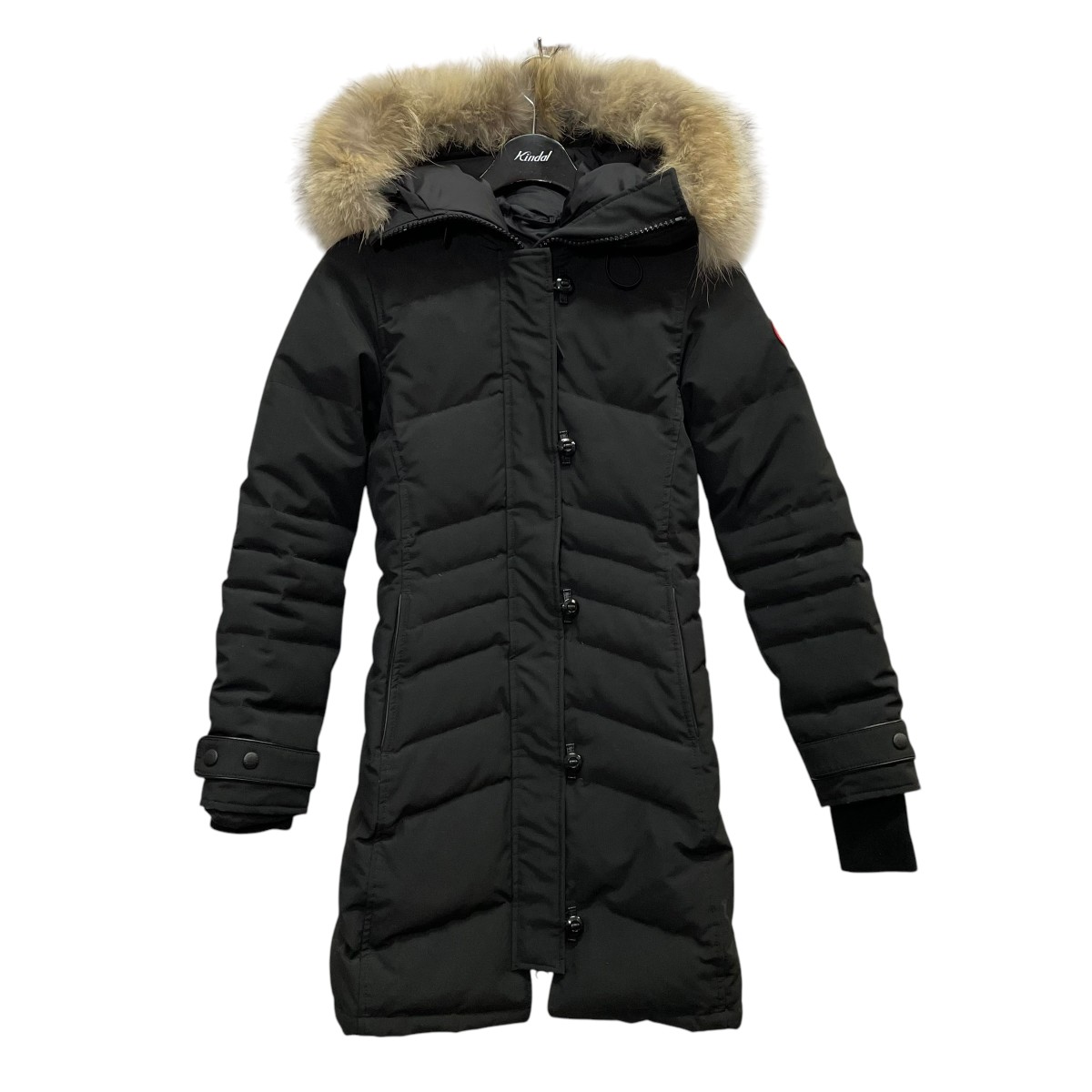カナダグース 3802LA シェルバーン ダウンコート ブラック CANADA GOOSE 美品☆CANADA カナダグース 3802LA SHELBURNE PARKA