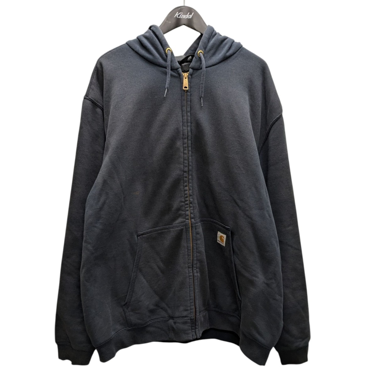 【中古】 CarHartt アクティブジップパーカー ネイビー サイズ：2XL 【価格見直し】
