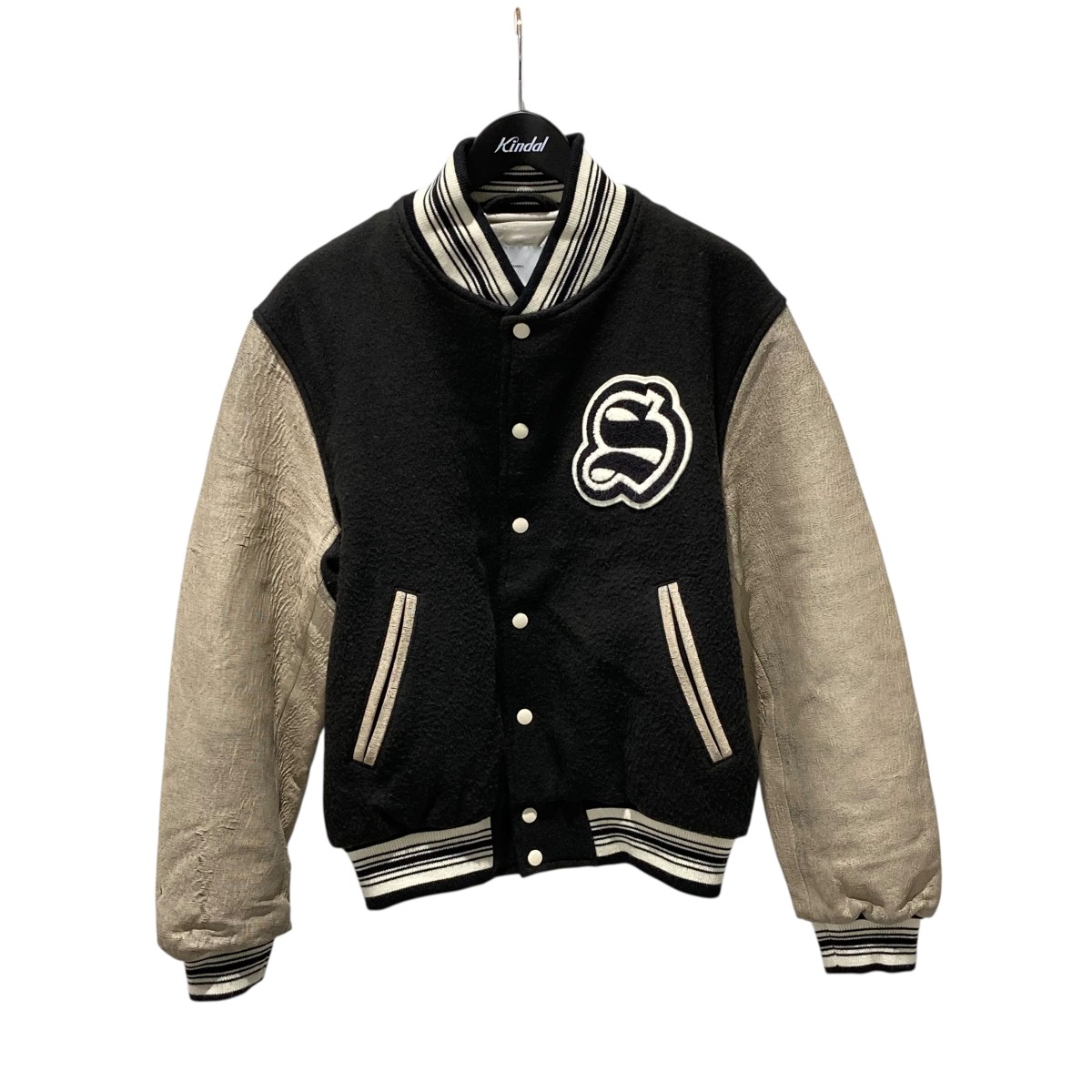 シークエル　SEQUEL 22aw スタジャン　M　新品 SEQUEL シークエル 22AW VARSITY JACKET スタジャン M ブルー