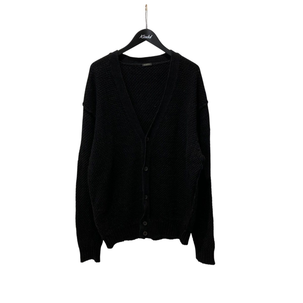 楽天市場】【中古】COMOLIブラック Vネックニット Z01-06019 ブラック