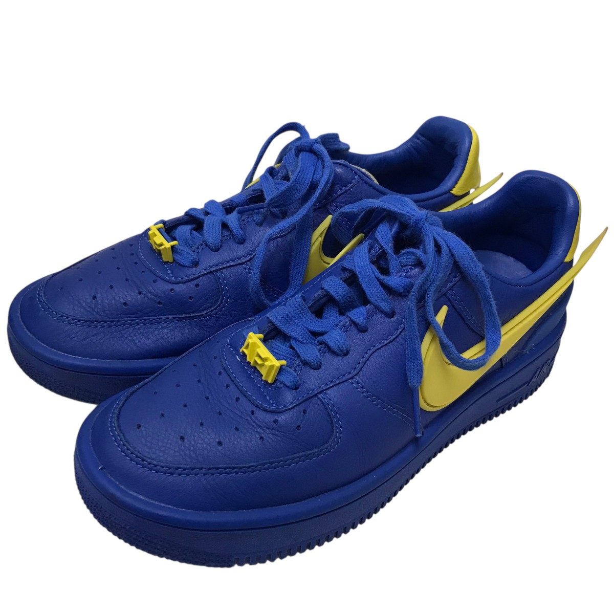 【中古】NIKE×AMBUSH【Game Royal and Vivid Sulfur】 ローカットスニーカー ブルー×イエロー サイズ：24cm【価格見直し】画像