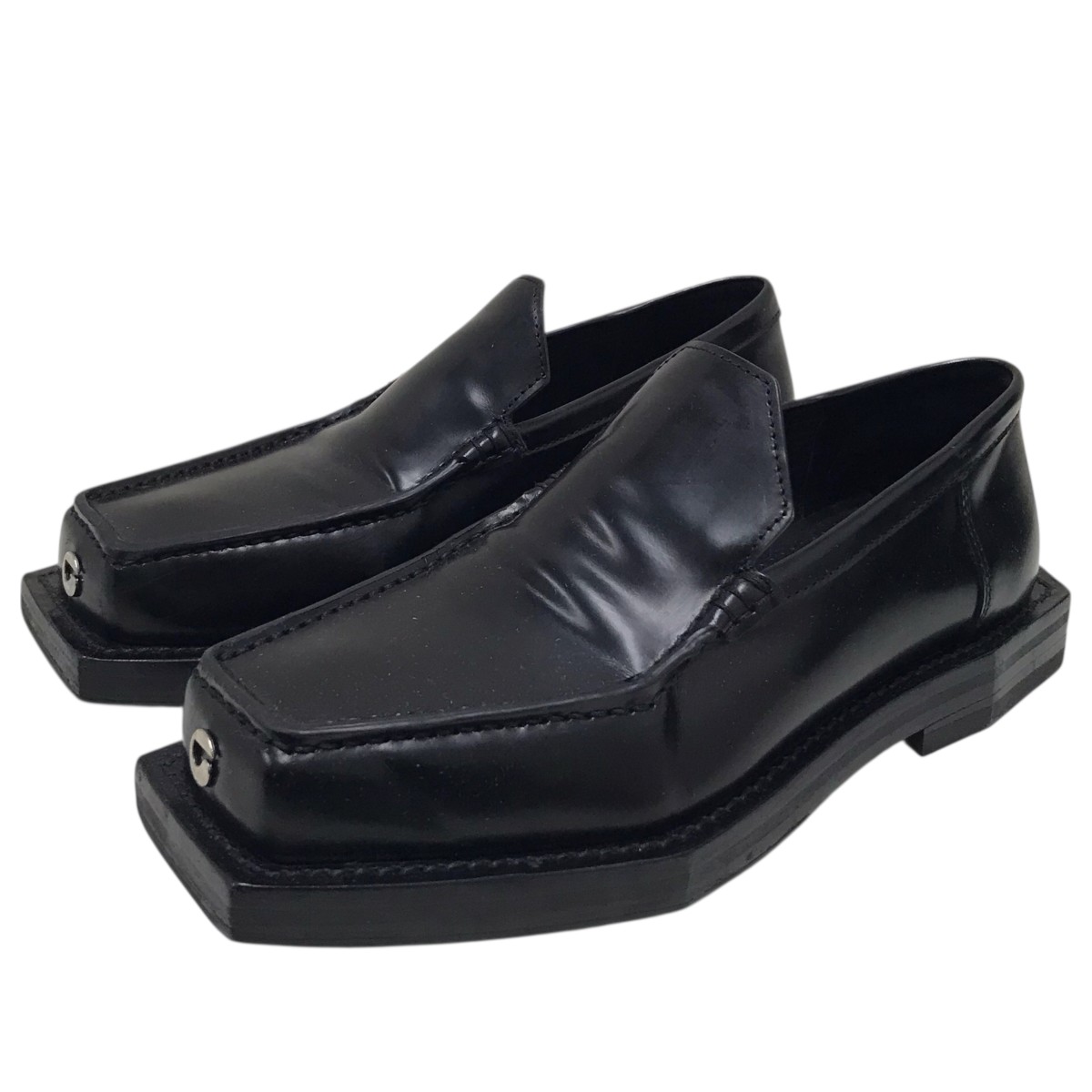 【中古】\u003cBR\u003eCOPERNI\u003cBR\u003e3D VECTOR LOAFER スクエアトゥローファー 黒いこと 大きさ：37\u003cBR\u003e【通貨価値思いなおす】
