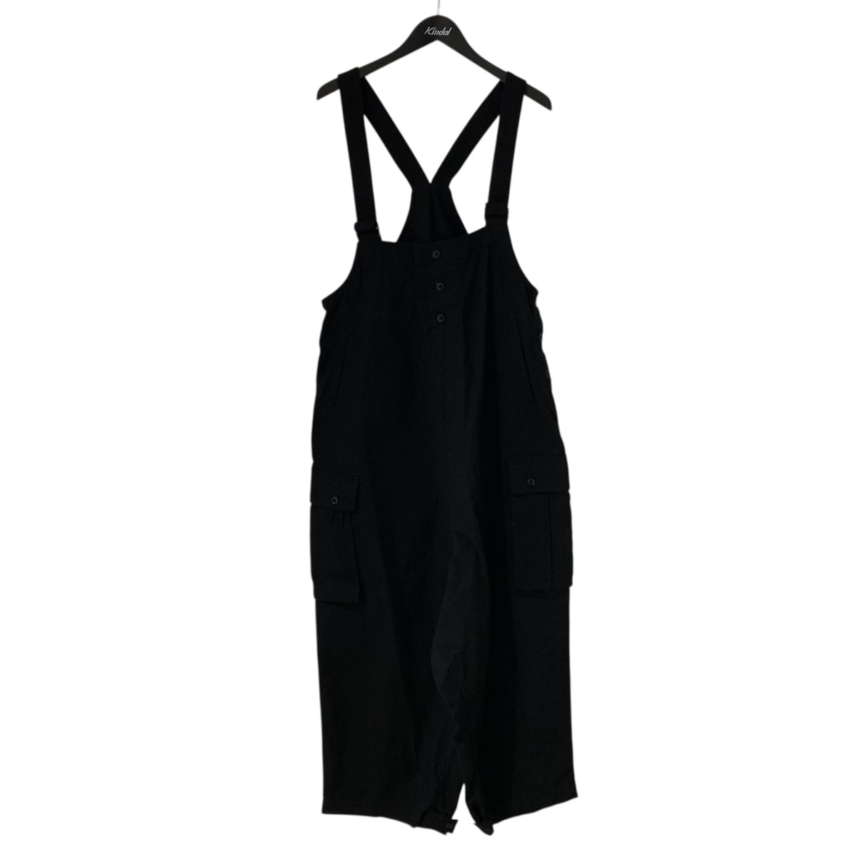【中古】\u003cBR\u003eBLACK Scandal Yohji Yamamoto\u003cBR\u003e25SS OXFORD WORK OVERALL 大層らしい櫂 HP-D99-041 黒いこと 大いさ：1\u003cBR\u003e【通貨価値思いなおす】