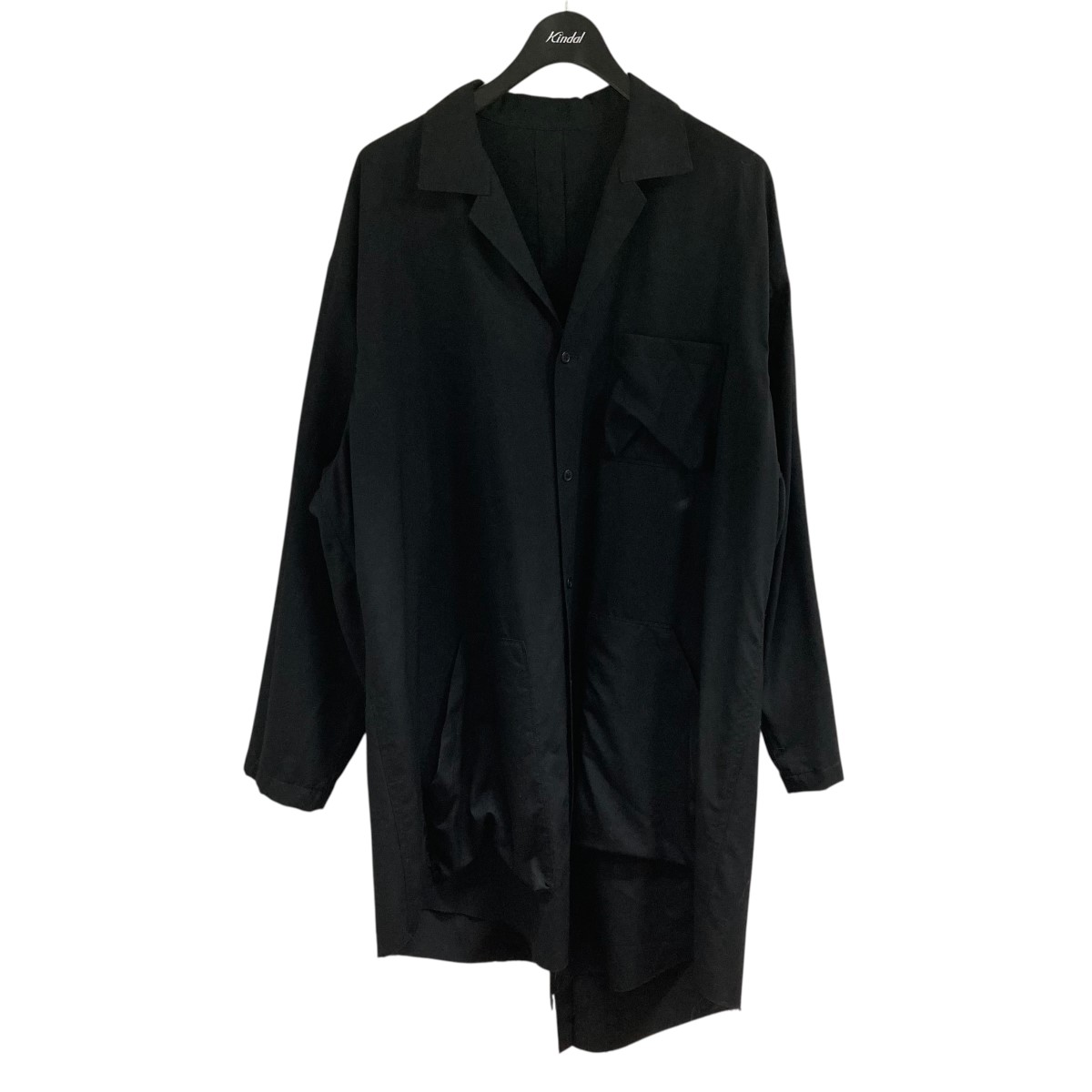 【中古】sulvam アシンメトリーロングジャケット 黒いこと 大きさ：S 【120426】（サルバム）