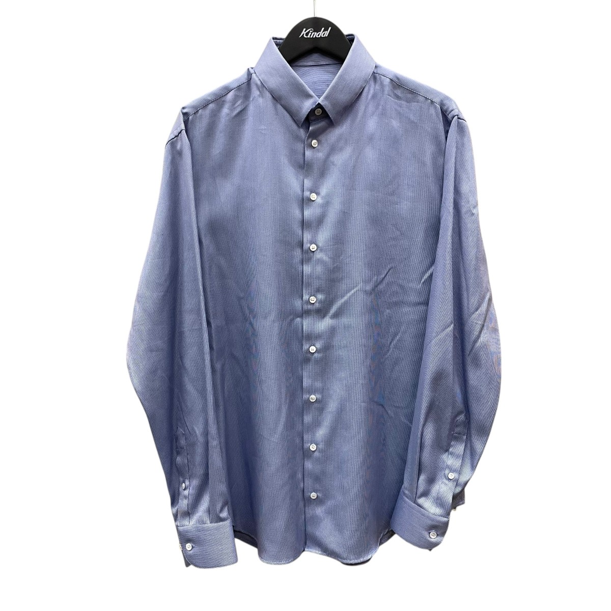 【中古】\u003cBR\u003eGIORGIO ARMANI\u003cBR\u003e24年製 長袖プルオーバー GM000842 TE13269 青色 大いさ：41\u003cBR\u003e【必要経費思いなおす】 メンズファッション-その他-トップス