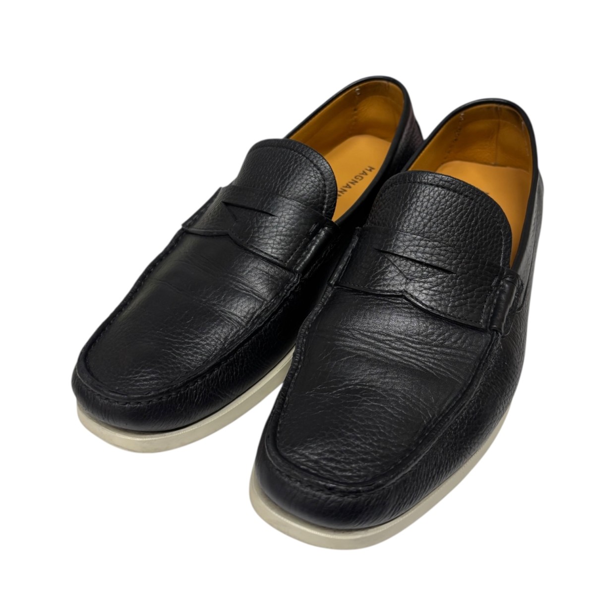 【中古】 MAGNANNI レザーシューズ 20354 ブラック サイズ：40 【価格見直し】 7,379円