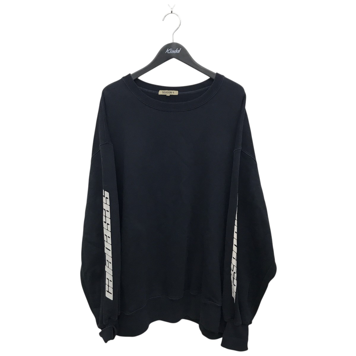 【中古】 YEEZY SEASON4 トレーナー KW4C203 114 ブラック サイズ:L 【011125】(イージー)