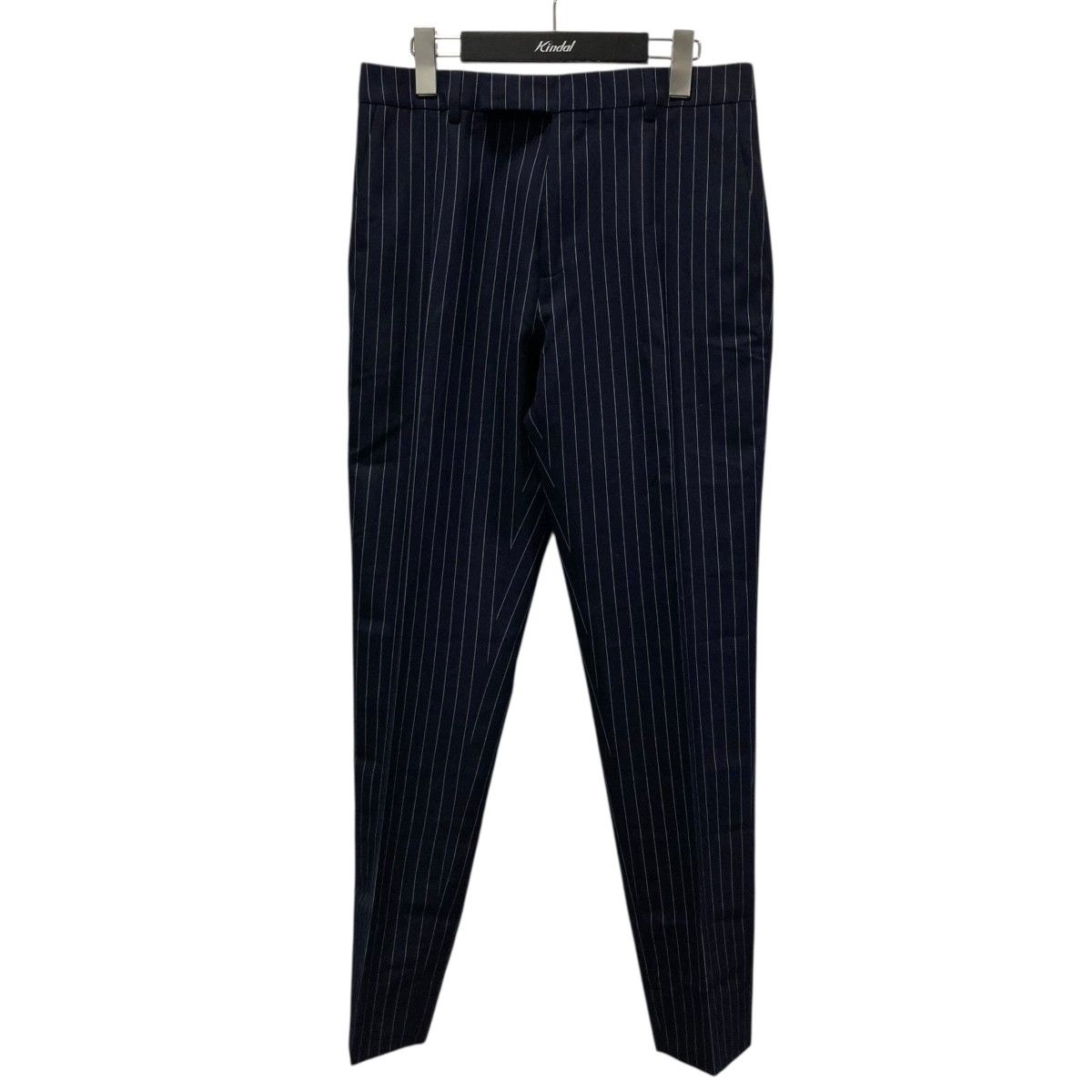 【中古】 CELINE　 ストライプパンツ 2P085399U ネイビー サイズ：44 【100226】（セリーヌ）