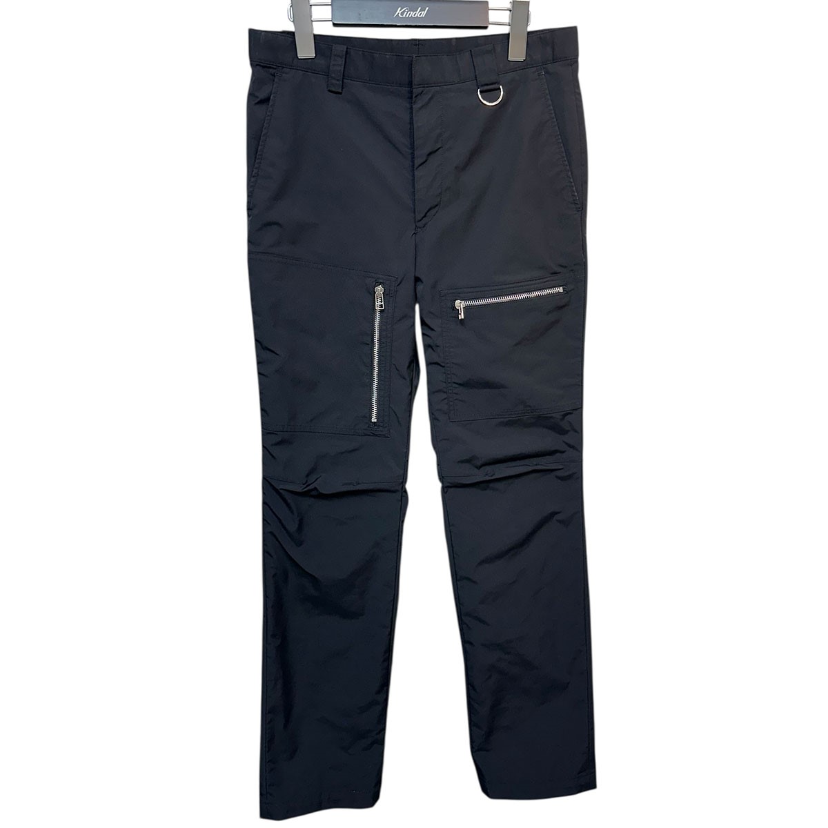 【中古】JOHN LAWRENCE SULLIVAN ZIP POCKET PANTS ジップポケットパンツ 2B010-0221-18 黒いこと 大きさ：44 【311025】（ジョンローレンスサリバン）