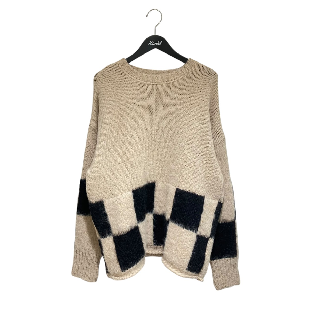 ASKAURSEL アスクユアセルフ　ニット ASKYURSELF アスクユアセルフ ニット FOOTBALL KNIT JERSEY LS メンズ