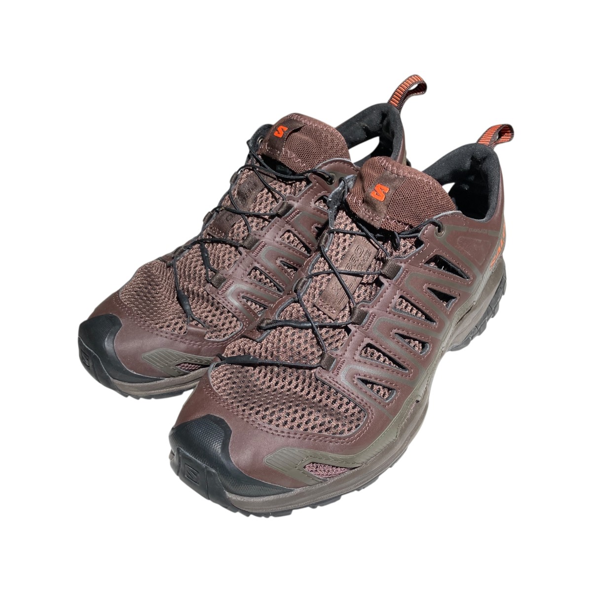 【中古】 SALOMON XA PRO 3D AMPHIB ローカットスニーカー 478040 ブラウン サイズ：27 【価格見直し】