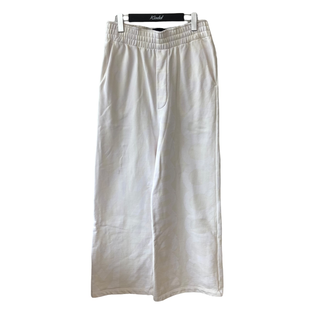 【中古】MARC JACOBS22AW Monogram Oversized スウェットパンツ C447P02PF22 ホワイト サイズ:XS【価格見直し】|ブランド古着のカインドオル
