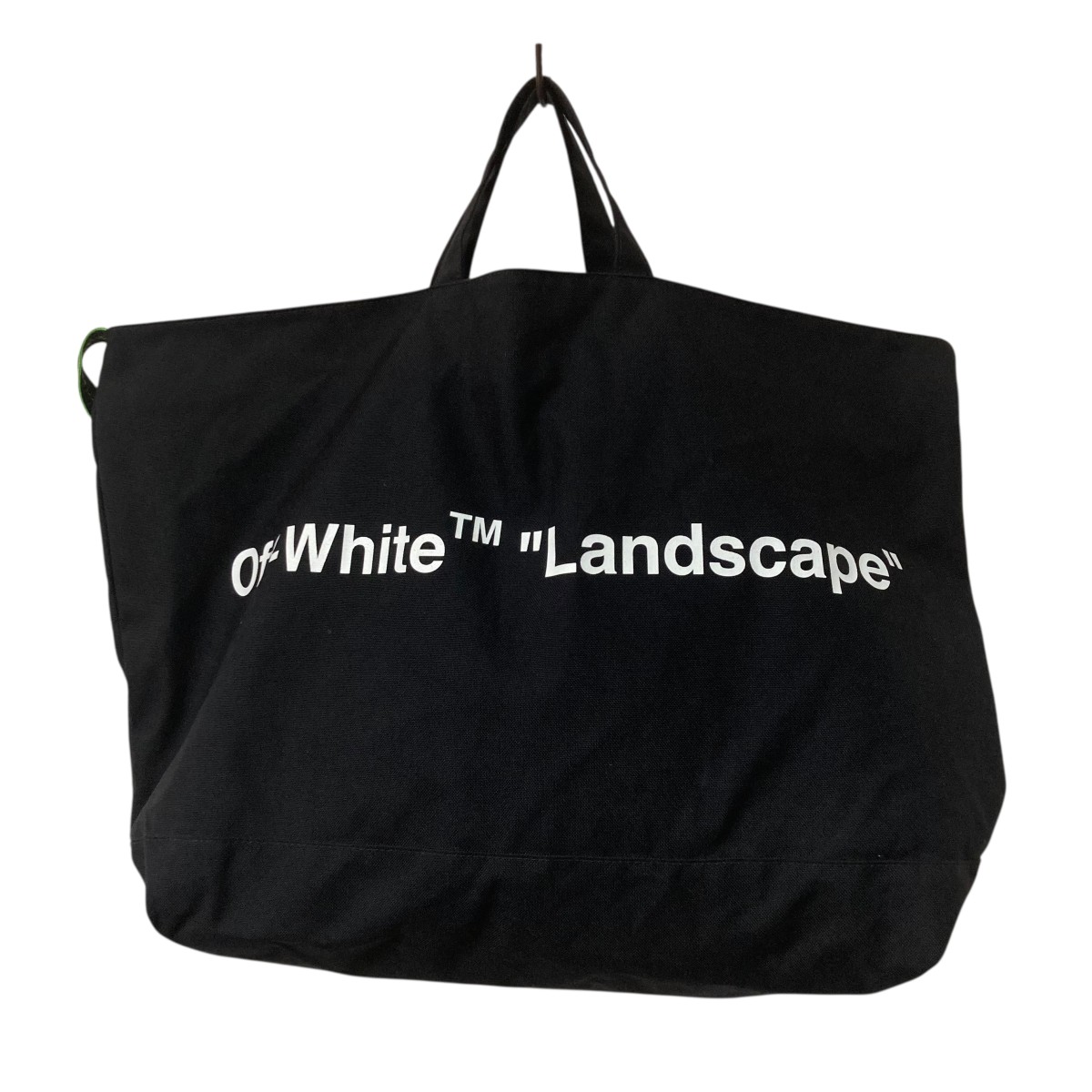 【中古】 OFFWHITE LANDSCAPE トートバッグ OMNA054T19521104 ブラック 【価格見直し】