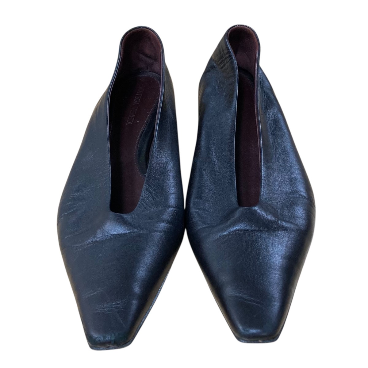 楽天市場】BOTTEGA VENETA ボッテガヴェネタ レザーフラットシューズ