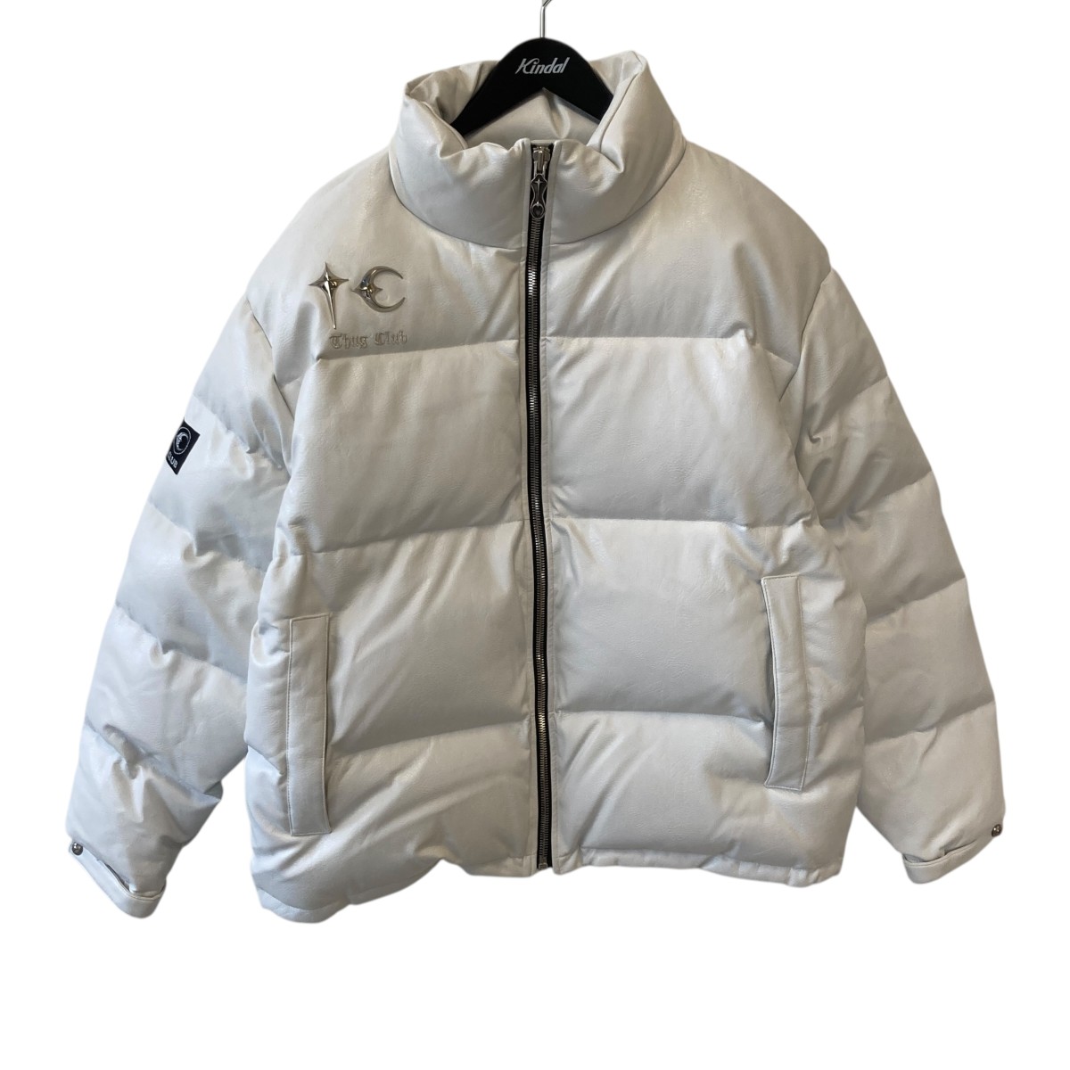 楽天市場】日本未入荷 Thug Club Leather Puffer Jacket Black