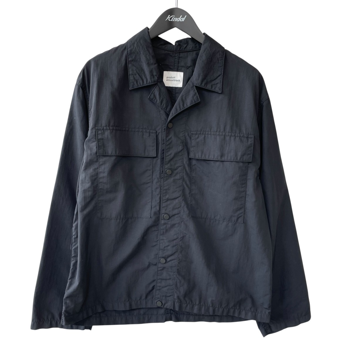 【中古】product almostblackシャツジャケット 19SS-PBL04 ブラック サイズ:2【価格見直し】|ブランド古着のカインドオル