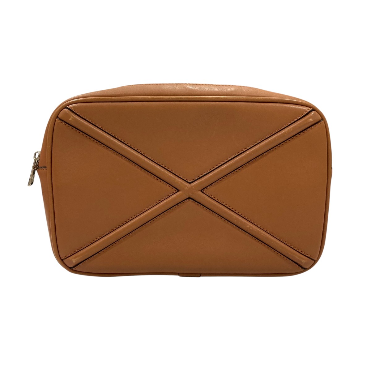 【中古】 LOEWE レザーパズル クラッチバッグ 261502 ブラウン 【価格見直し】