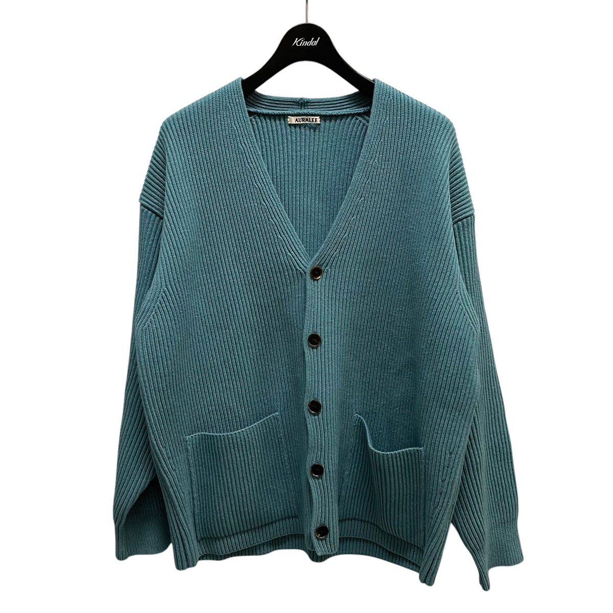 楽天市場】AURALEE SUPER FINE WOOL RIB KNIT BIG CARDIGAN A22AC01RK