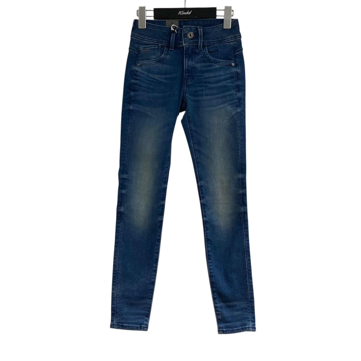 【中古】 G-STAR RAW スキニーデニムパンツ ネイビー サイズ:W23/L28 【価格見直し】